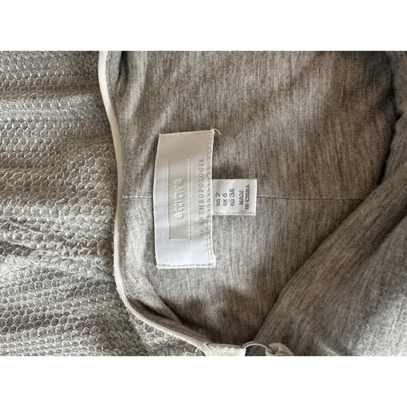 Ett Twa Claudette Anthropologie Silver Sequin Jumpsuit - Picture 9 of 10